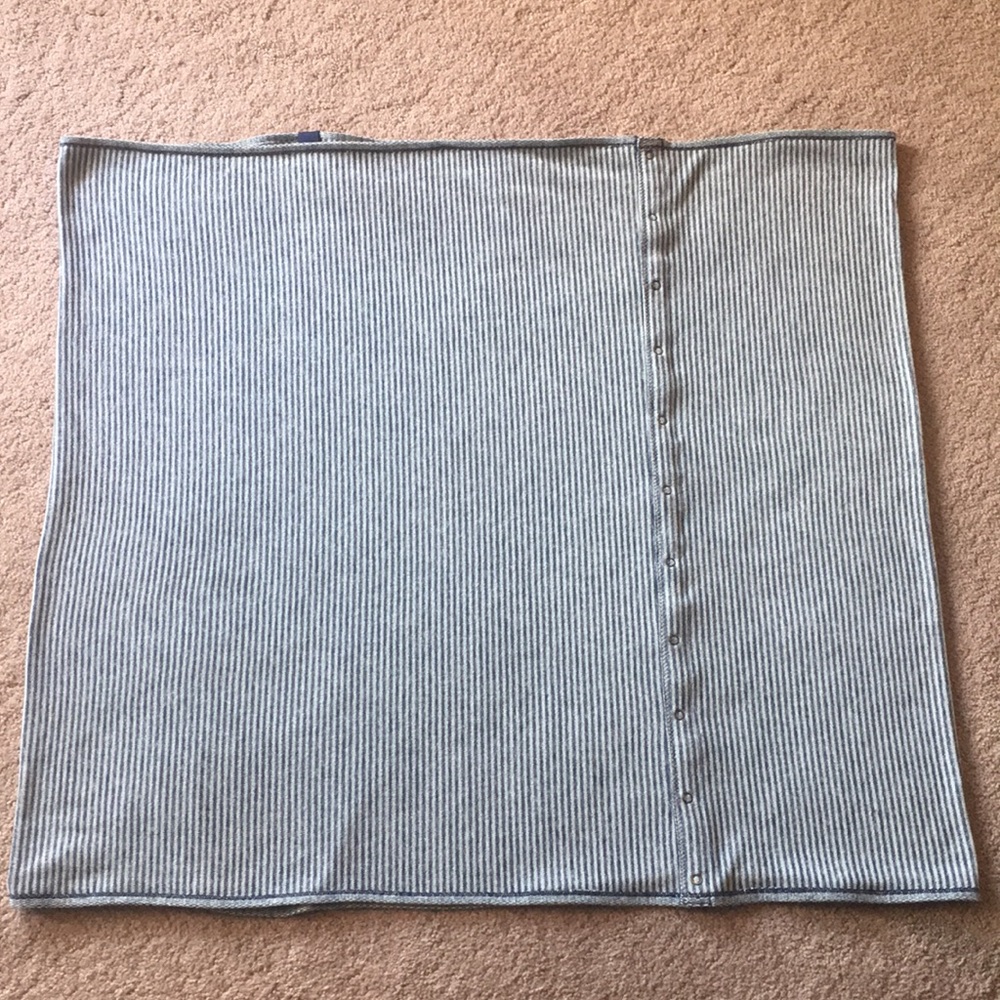 Lululemon Blue Stripe/ Reversible Vinyasa Scarf/Wrap